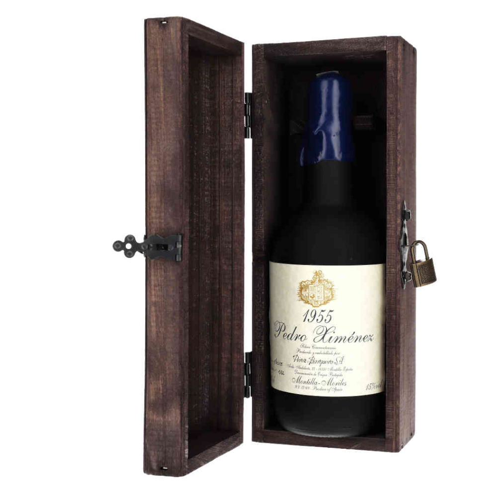 Wino Perez Barquero 1955 Sherry Pedro Ximenez czerwone wytrawne 750 ml