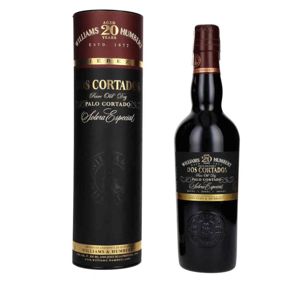 Wino Sherry Soler Dos Cortados Palo Cortado 20 YO czerwone wytrawne 500 ml