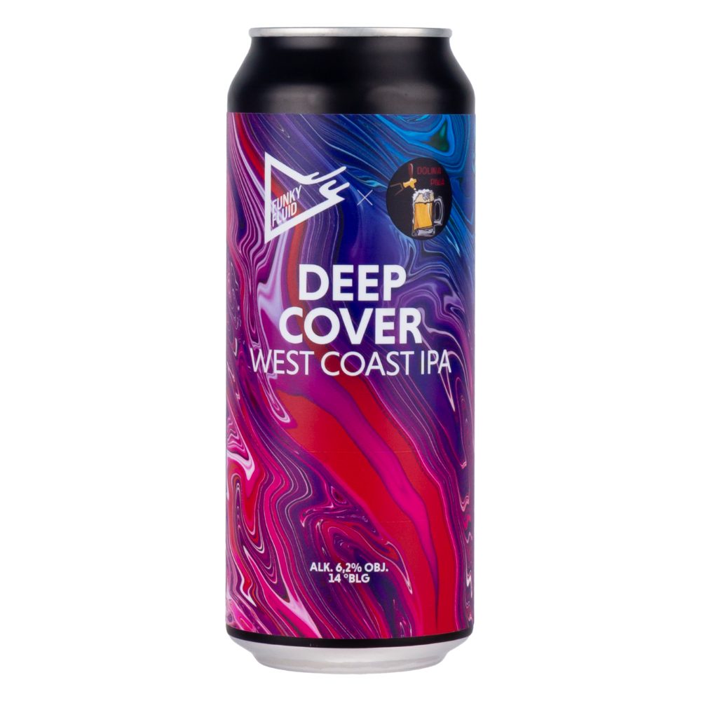 Piwo Funky Fluid Deep Cover 6,2% 500 ml Puszka