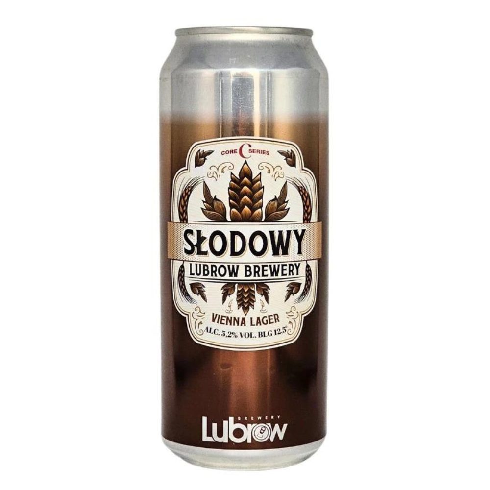 Piwo Lubrow Słodowy 5,2% 500 ml Puszka