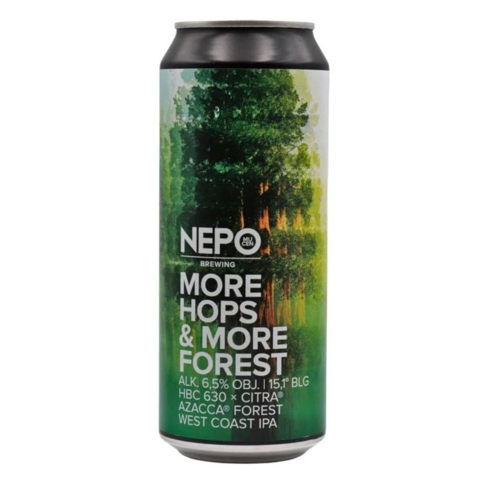 Piwo Nepo More Hops & More Forest 6,5% 500 ml Puszka