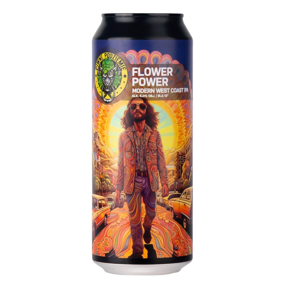 Piwo Piwne Podziemie Flower Power 6% 500 ml Puszka