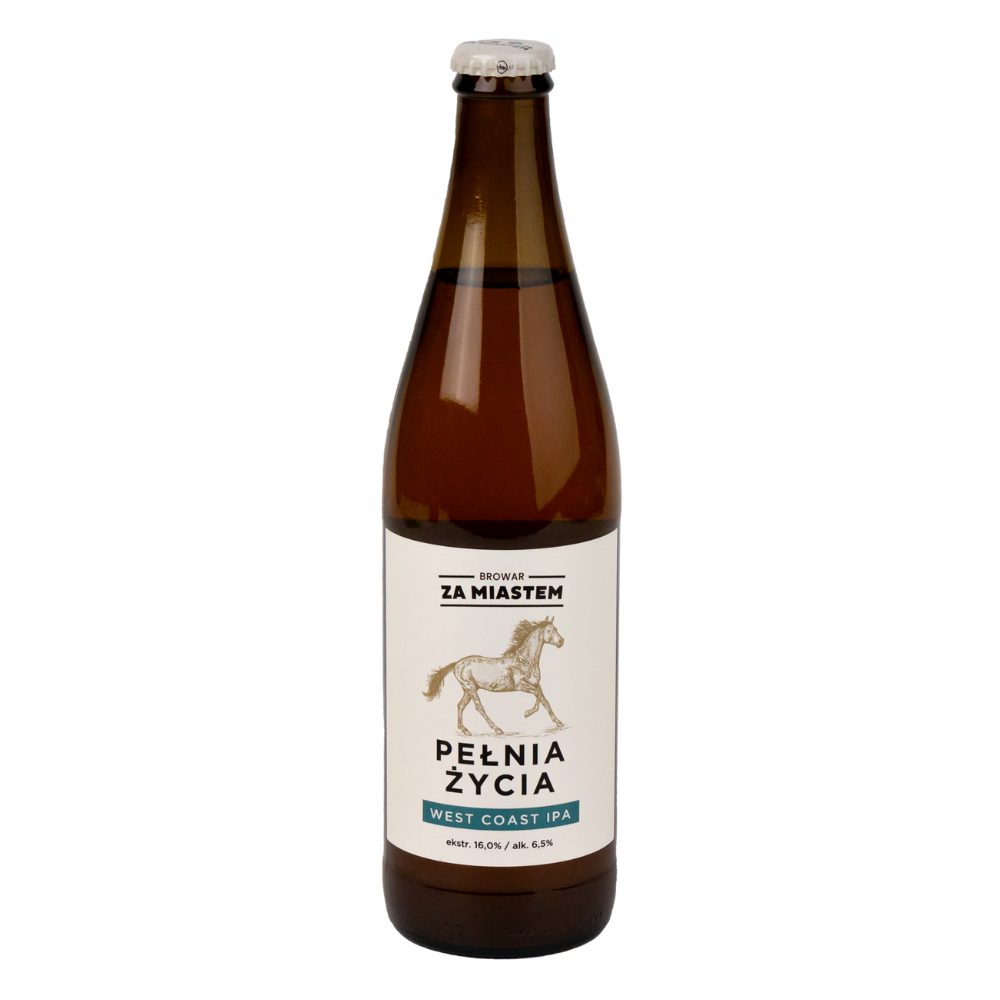 Piwo Za Miastem Pełnia Życia 6,5% 500 ml