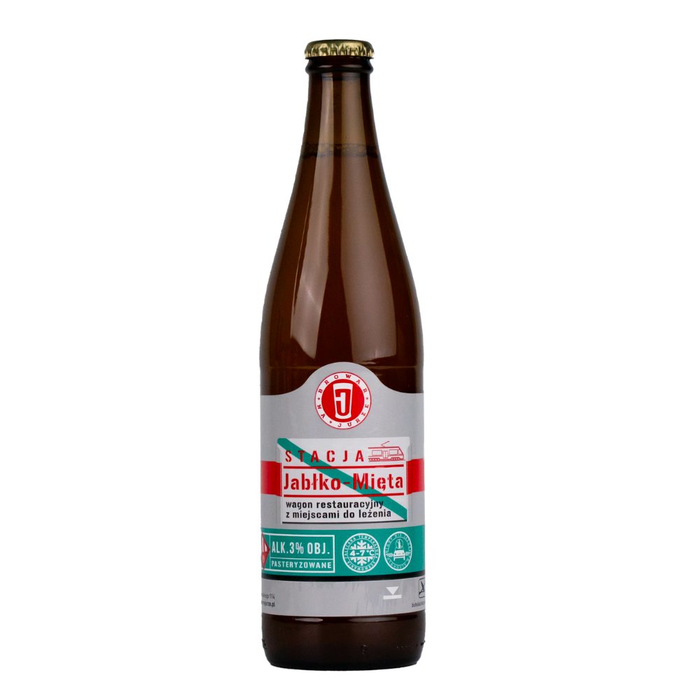 Piwo Jurajskie Jabłko-Mięta 3% 500 ml