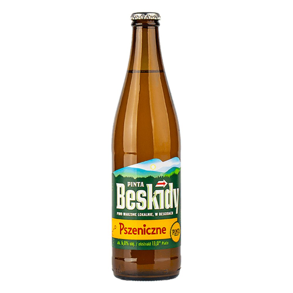 Piwo Pinta Beskidy Pszeniczne 13,0° 6% 500 ml