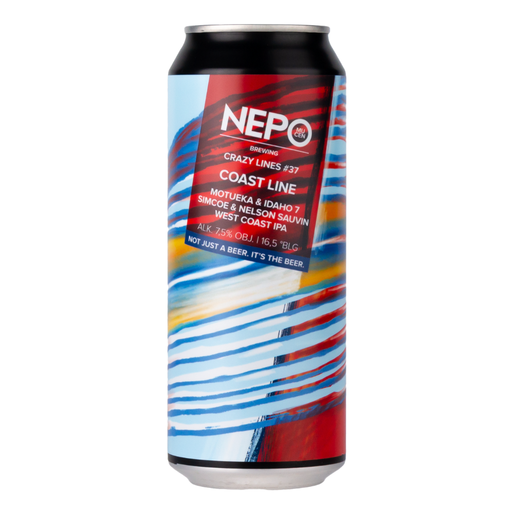 Piwo Nepo Coast Line - Crazy Lines #37 7,5% 500 ml Puszka