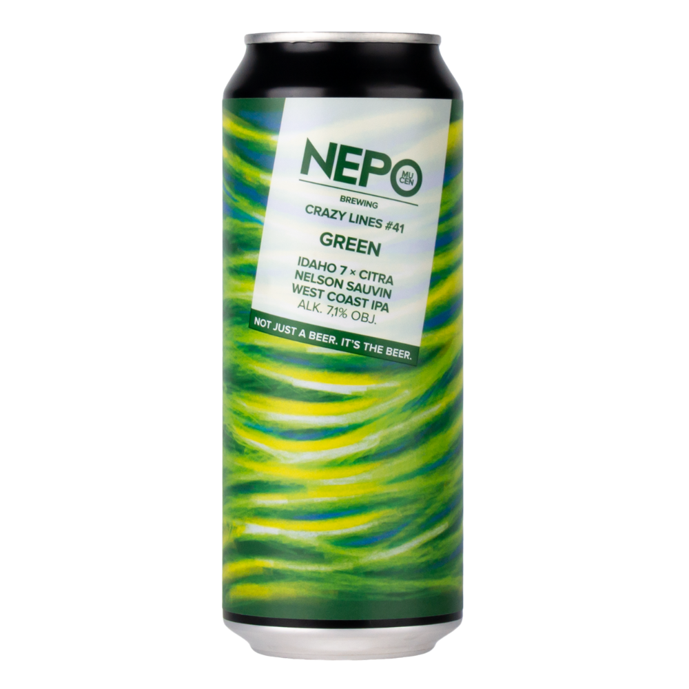 Piwo Nepo Green - Crazy Lines #41 7% 500 ml Puszka