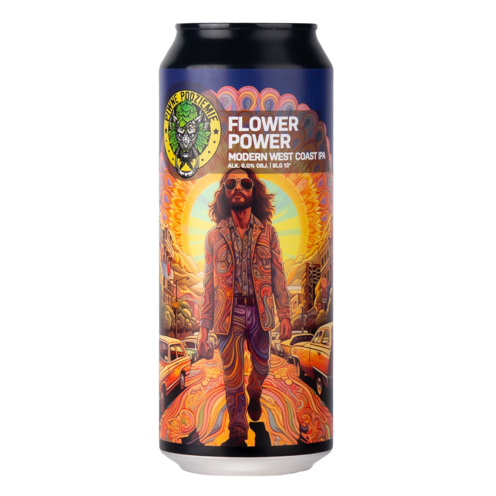 Piwo Piwne Podziemie Flower Power 6% 500 ml Puszka
