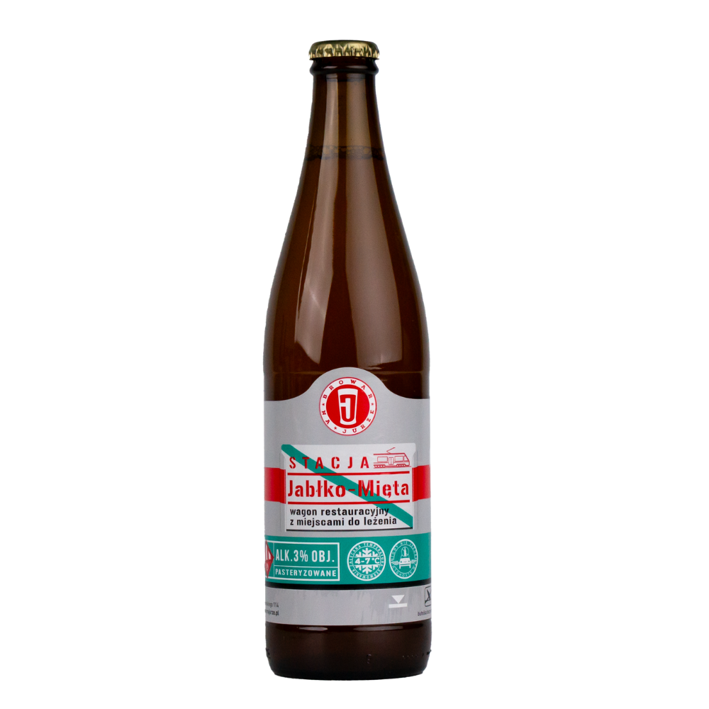 Piwo Jurajskie Jabłko-Mięta 3% 500 ml