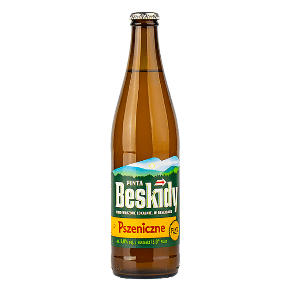 Piwo Pinta Beskidy Pszeniczne 13,0° 6% 500 ml