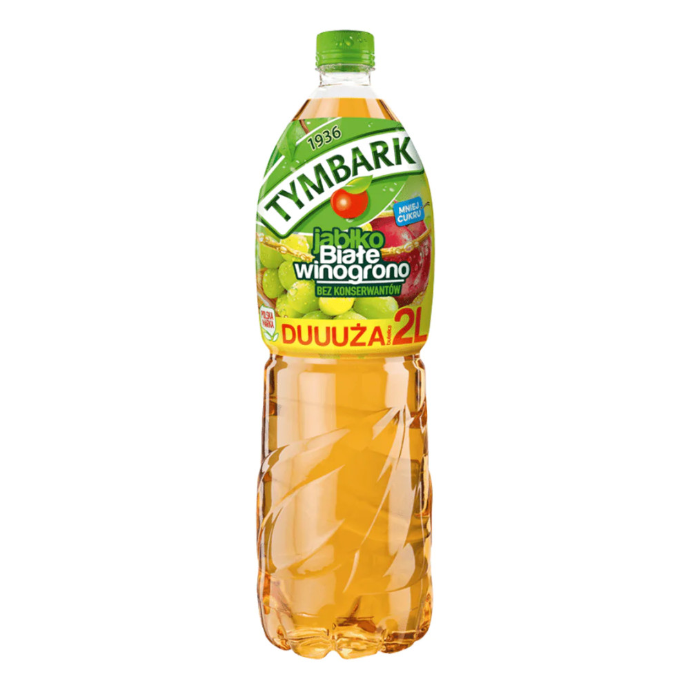 Napój Tymbark Jabłko Białe Winogrono 2000 ml