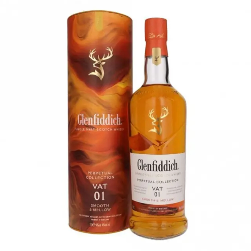 Whisky Glenfiddich Perpetual Collection Vat 01 40% 1000 ml Tuba