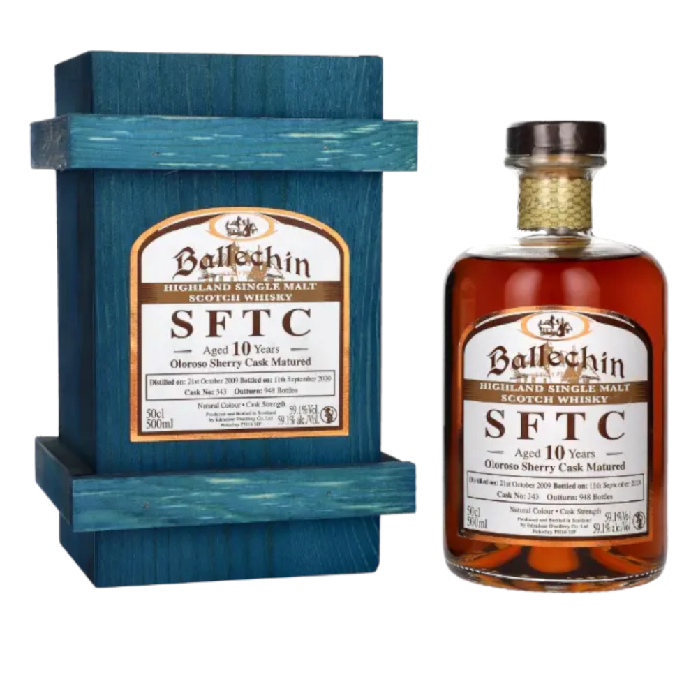 Whisky Edradour Sftc 10 YO Sherry 2009 59,1% 500 ml kartonik