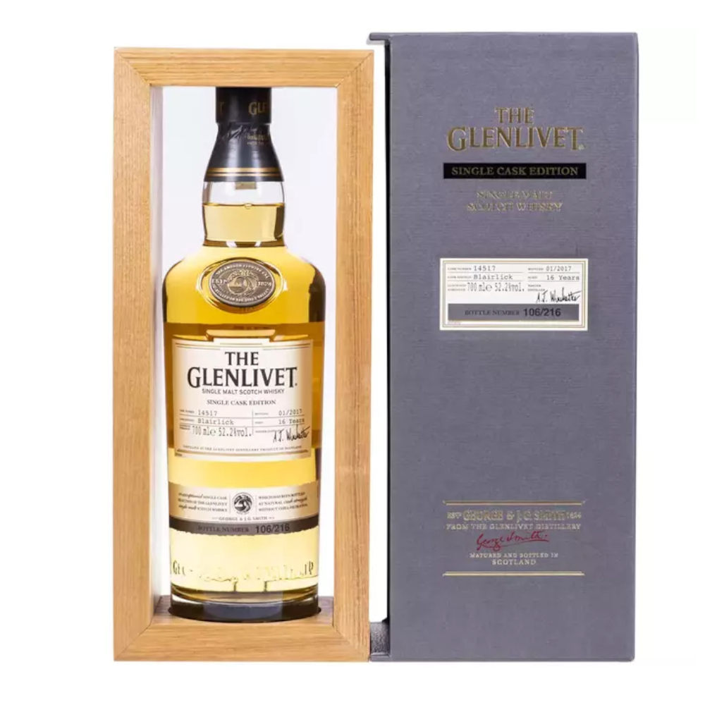 Whisky Glenlivet 16 YO Blairlick Hill Sc 52,2% 700 ml kartonik