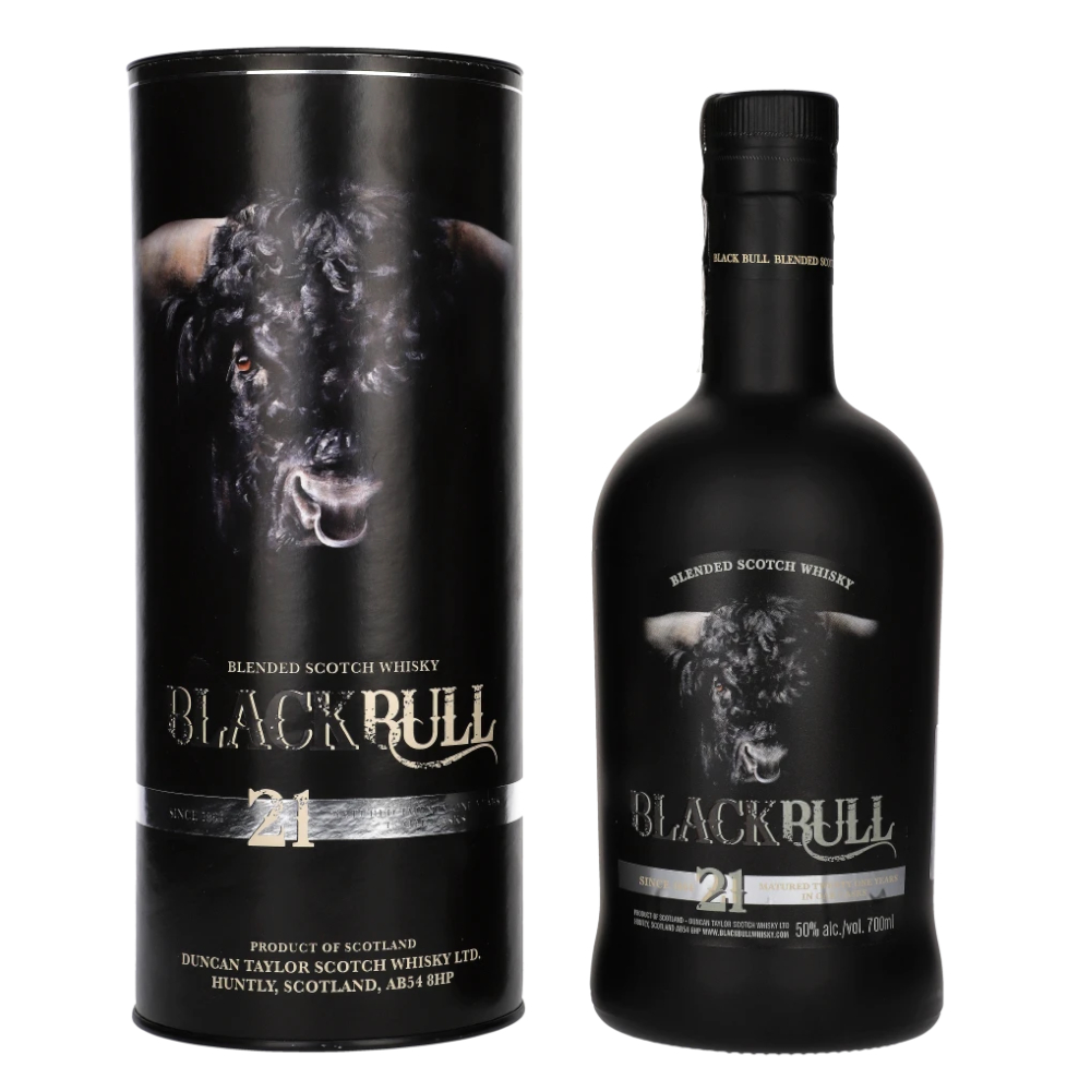 Whisky Black Bull 21 YO 50% 700 ml Tuba