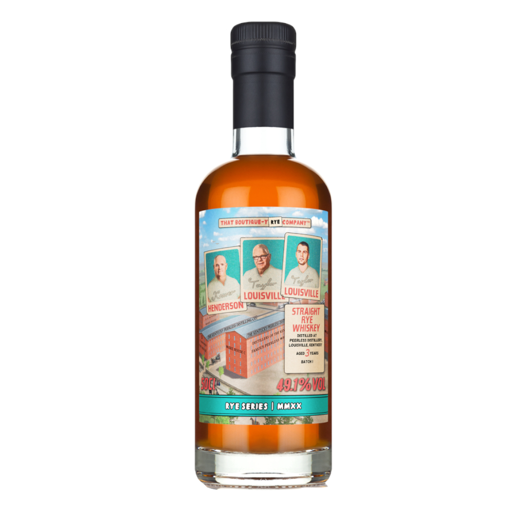 Whisky Rye Kentucky Peerles 3 YO Batch 1 49,1%  500 ml