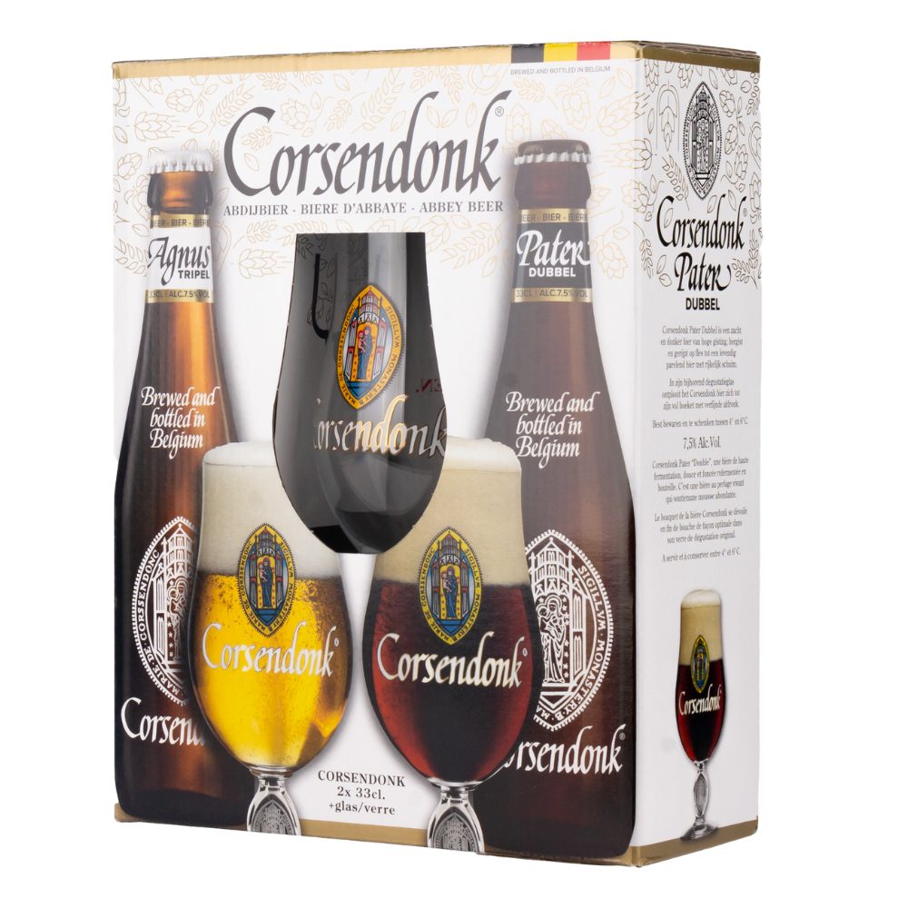 Piwo Corsendonk Zestaw (2x But. 0,33 L + Szkło)