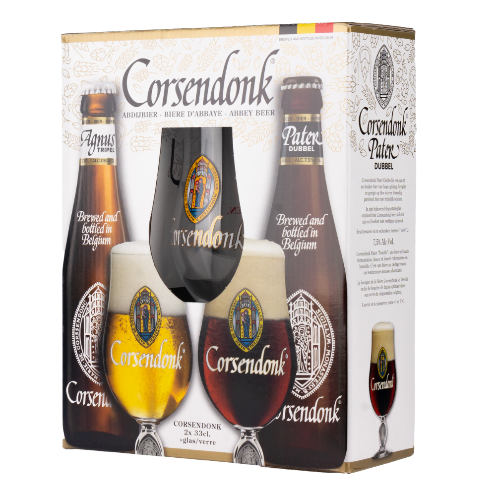 Piwo Corsendonk Zestaw (2x But. 0,33 L + Szkło)