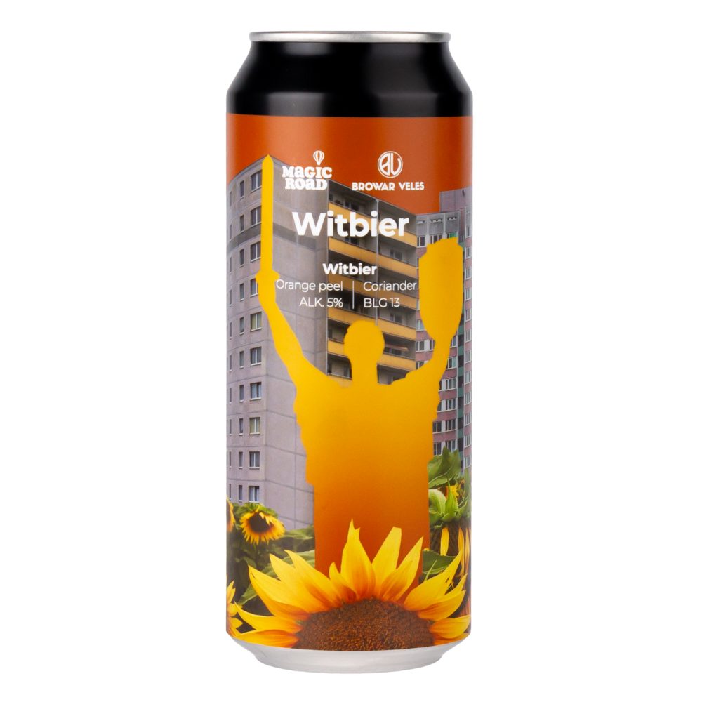 Piwo Magic Road Witbier 5% 500 ml Puszka