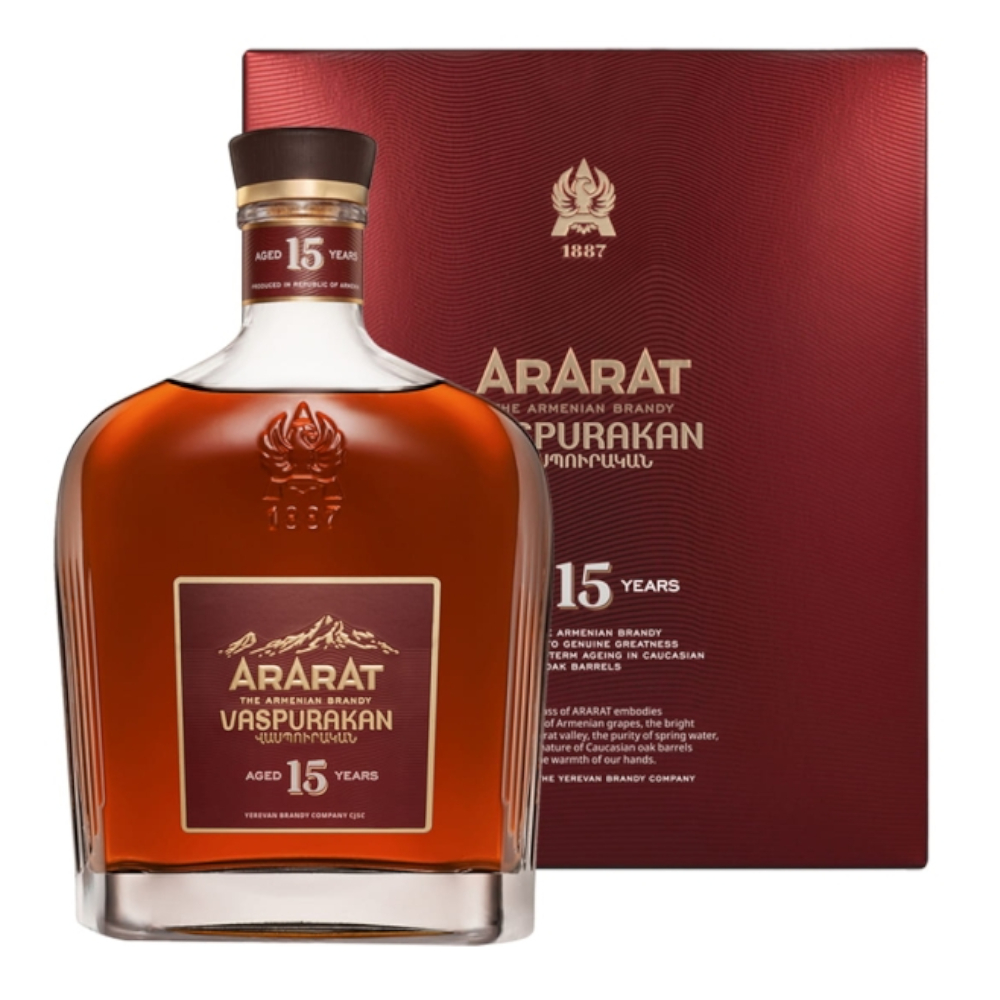 Brandy Ararat Vaspurakan 15YO 40% 700 ml kartonik