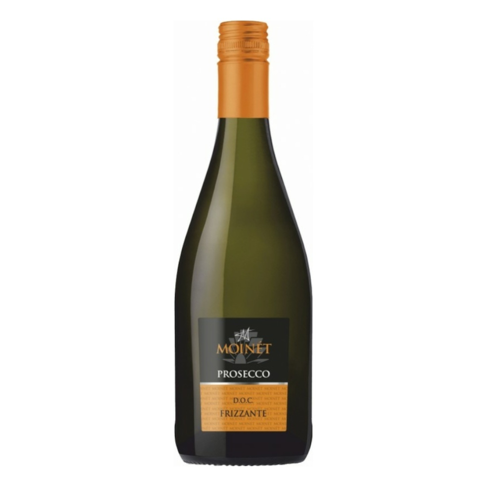 Wino musujące Moinet Prosecco D.O.C Frizzante 10,5% białe półwytrawne 750 ml
