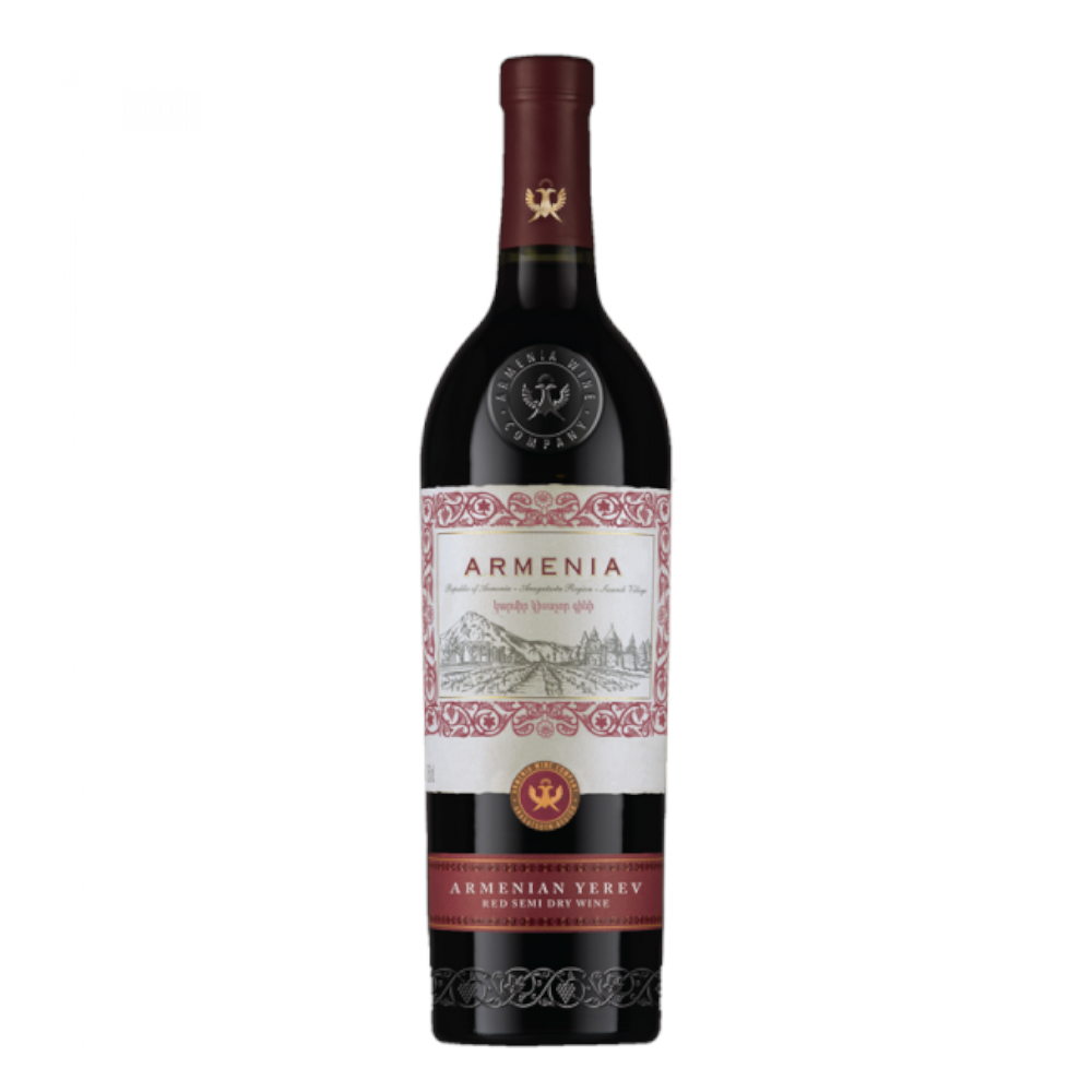 Wino Armenia Yerev 12,5% czerwone półwytrawne 750 ml