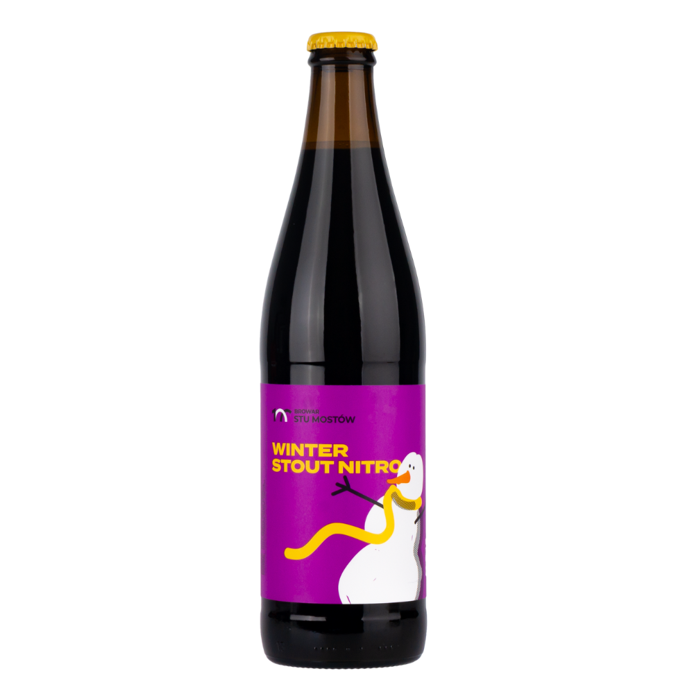 Piwo Stu Mostów Winter Stout Nitro 6,1% 500 ml