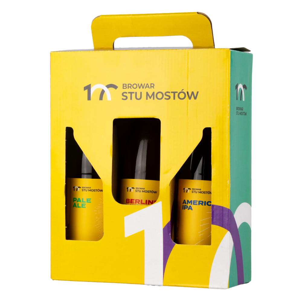 Piwo Stu Mostów Zestaw 3 x 500 ml