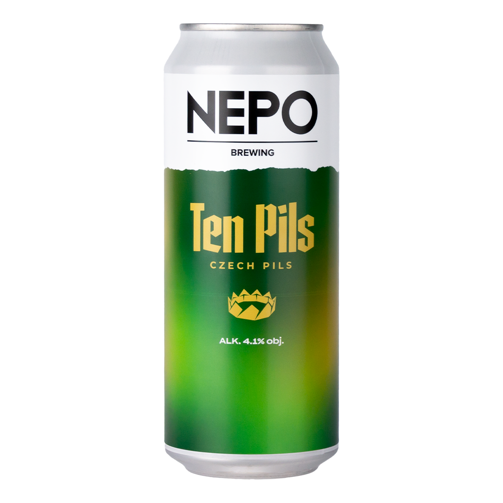 Piwo Nepo Ten Pils 4,1% 500 ml puszka