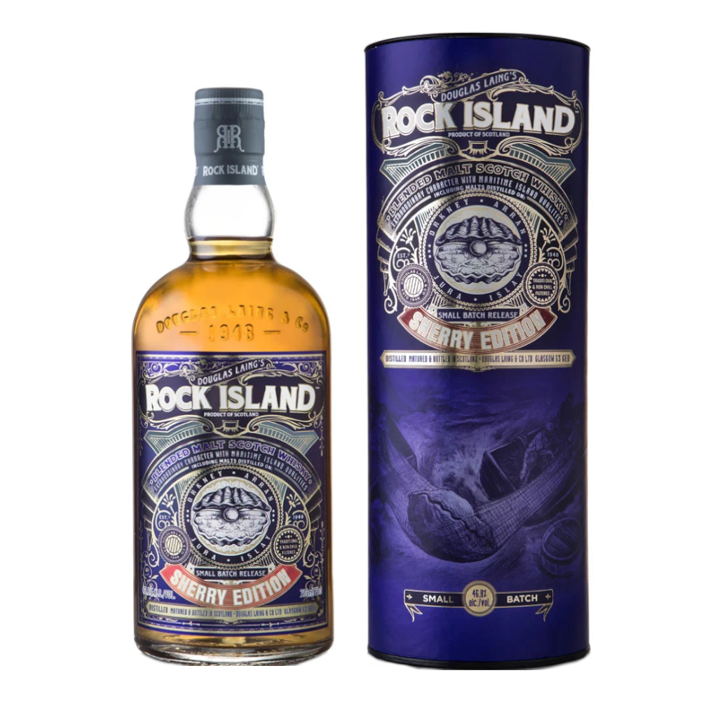 Whisky Rock Island Sherry Cask 46,8% 700 ml kartonik