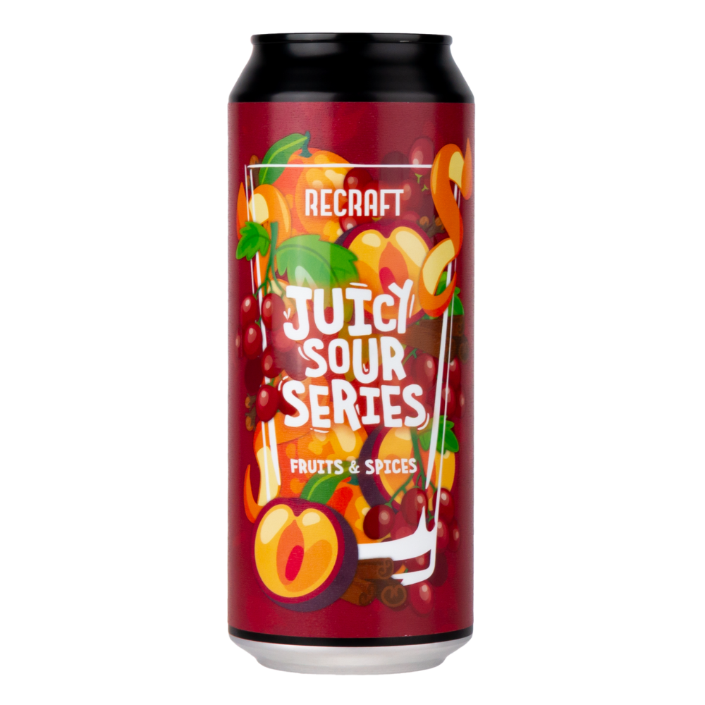 Piwo Recraft Juicy Sour Series – Fruits & Spices 3,9% 500 ml Puszka
