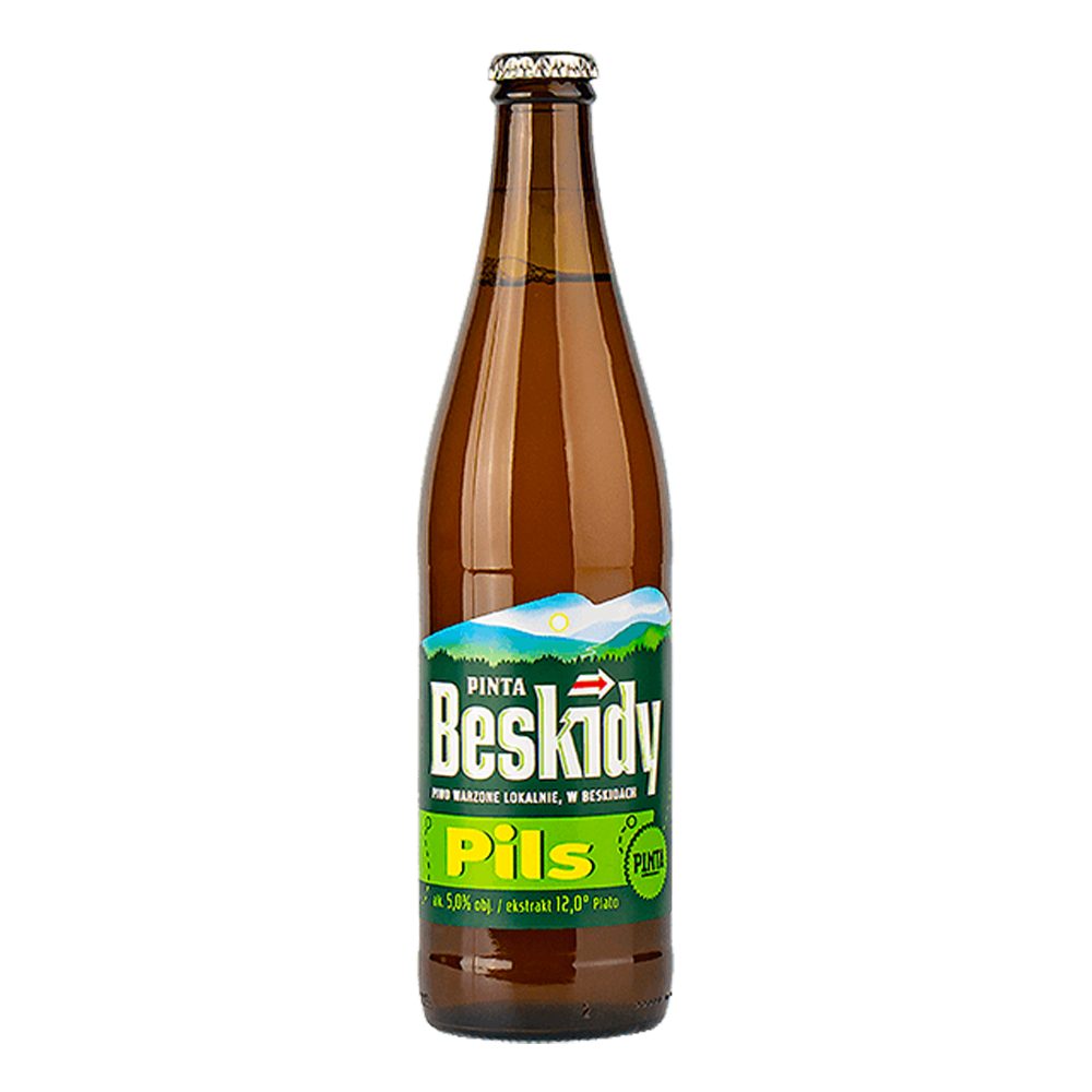 Piwo Pinta Beskidy Pils 12,0° 5% 500 ml