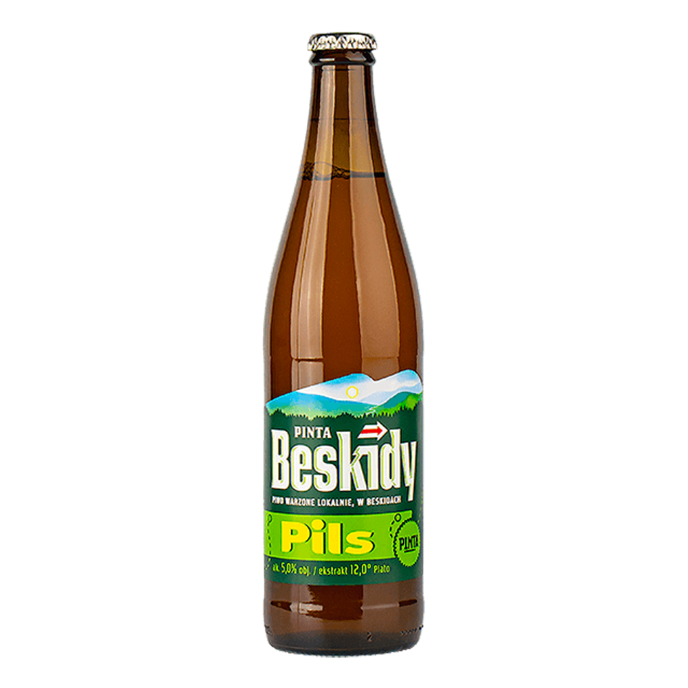 Piwo Pinta Beskidy Pils 12,0° 5% 500 ml