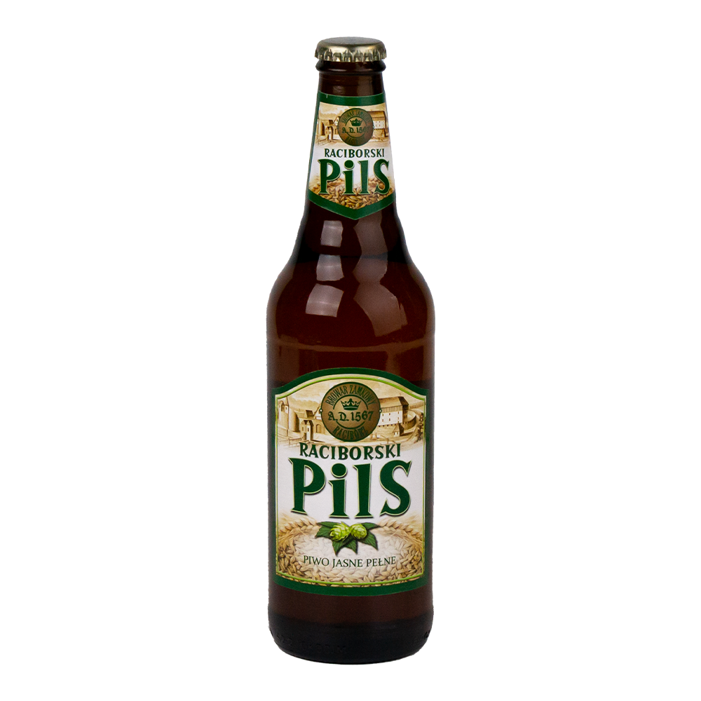 Piwo Raciborskie Pils 4,5% 500 ml