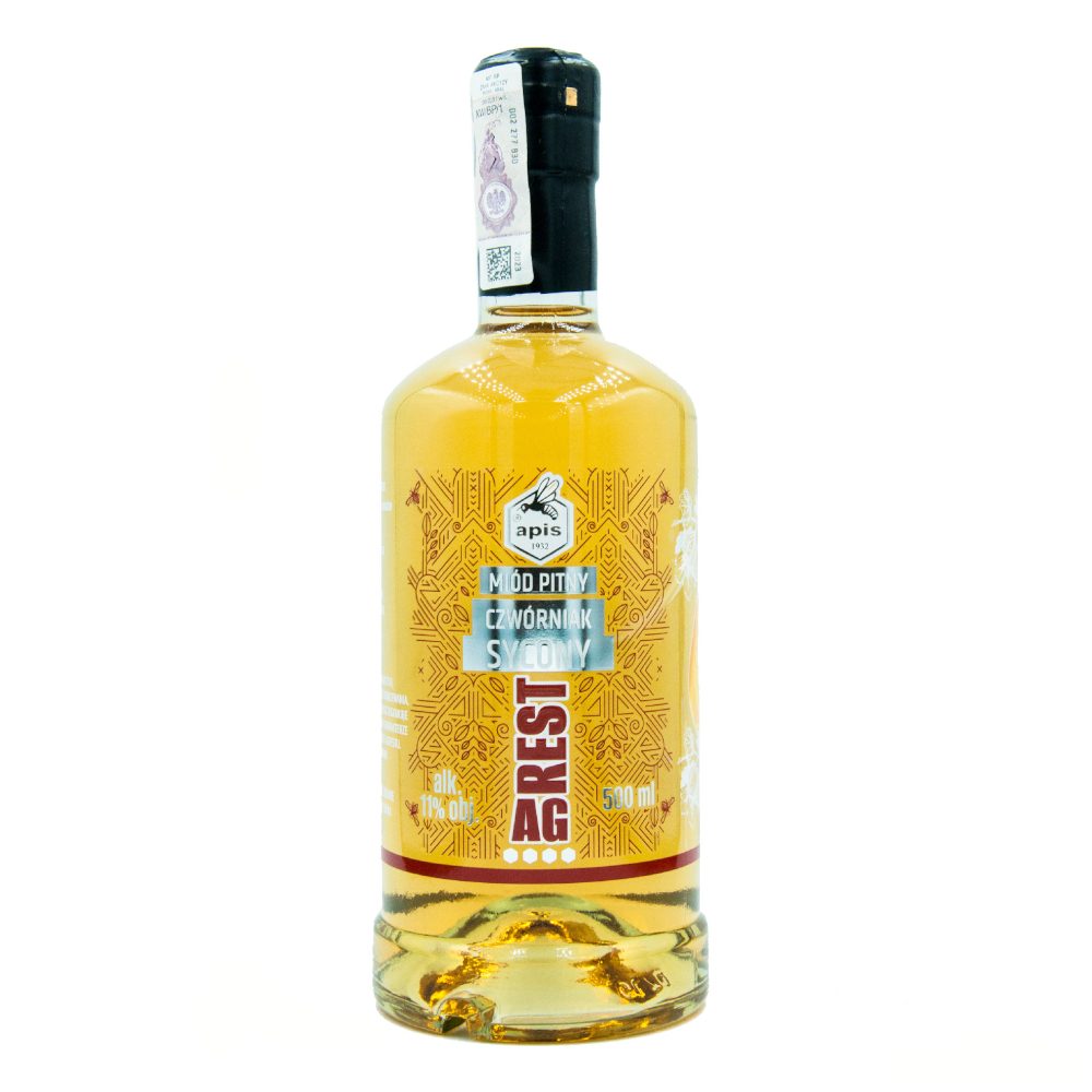 Miód Pitny Agrest Czwórniak 11% 500 ml