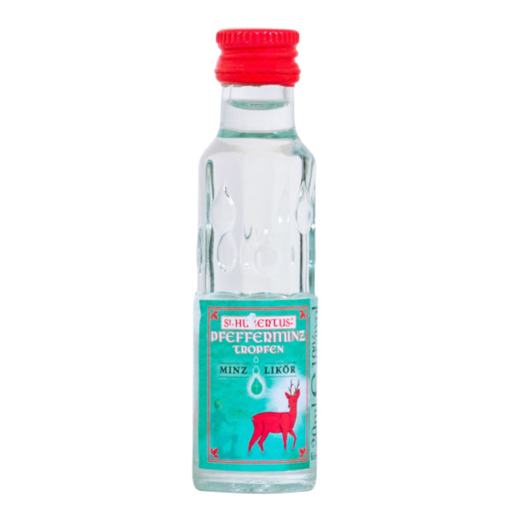 Likier St. Hubertus Pfefferminz Minz 18% 20 ml