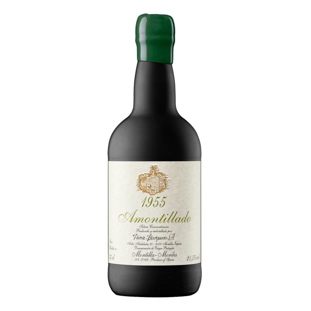 Wino wzmacniane Perez Barquero 1955  Sherry Amontillado 21,5% czerwone wytrawne 750 ml