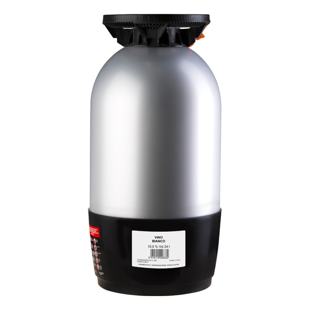 Wino Frizzante Bianco 10,5% białe półwytrawne 24 L keg