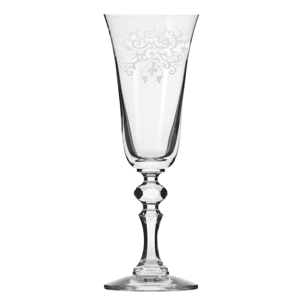 Zestaw 6 Kieliszków do Szampana Krosno Krista Deco 150 ml