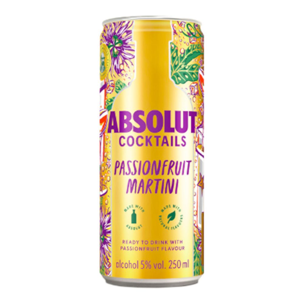 Drink Absolut Passionfruit Martini 5% 250 ml
