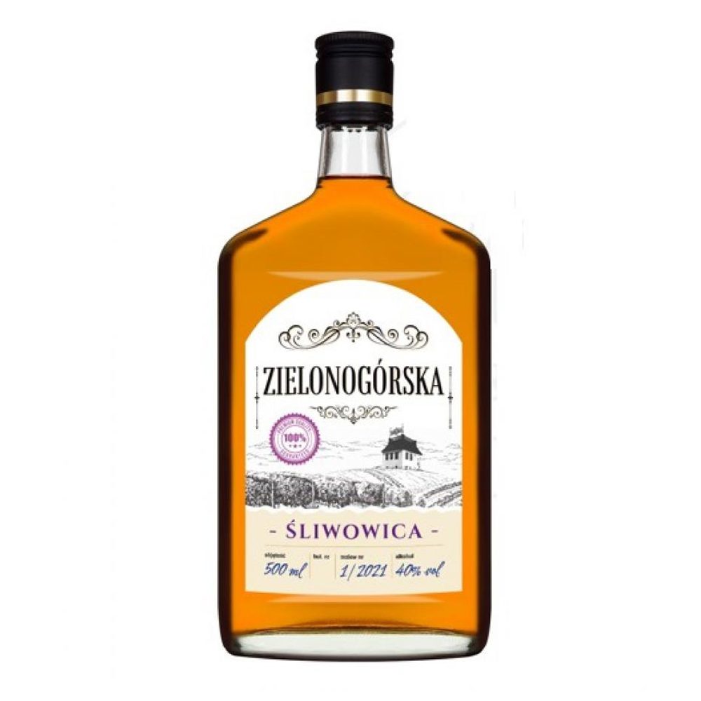 Wódka Zielonogórska Śliwowica 55% 500 ml