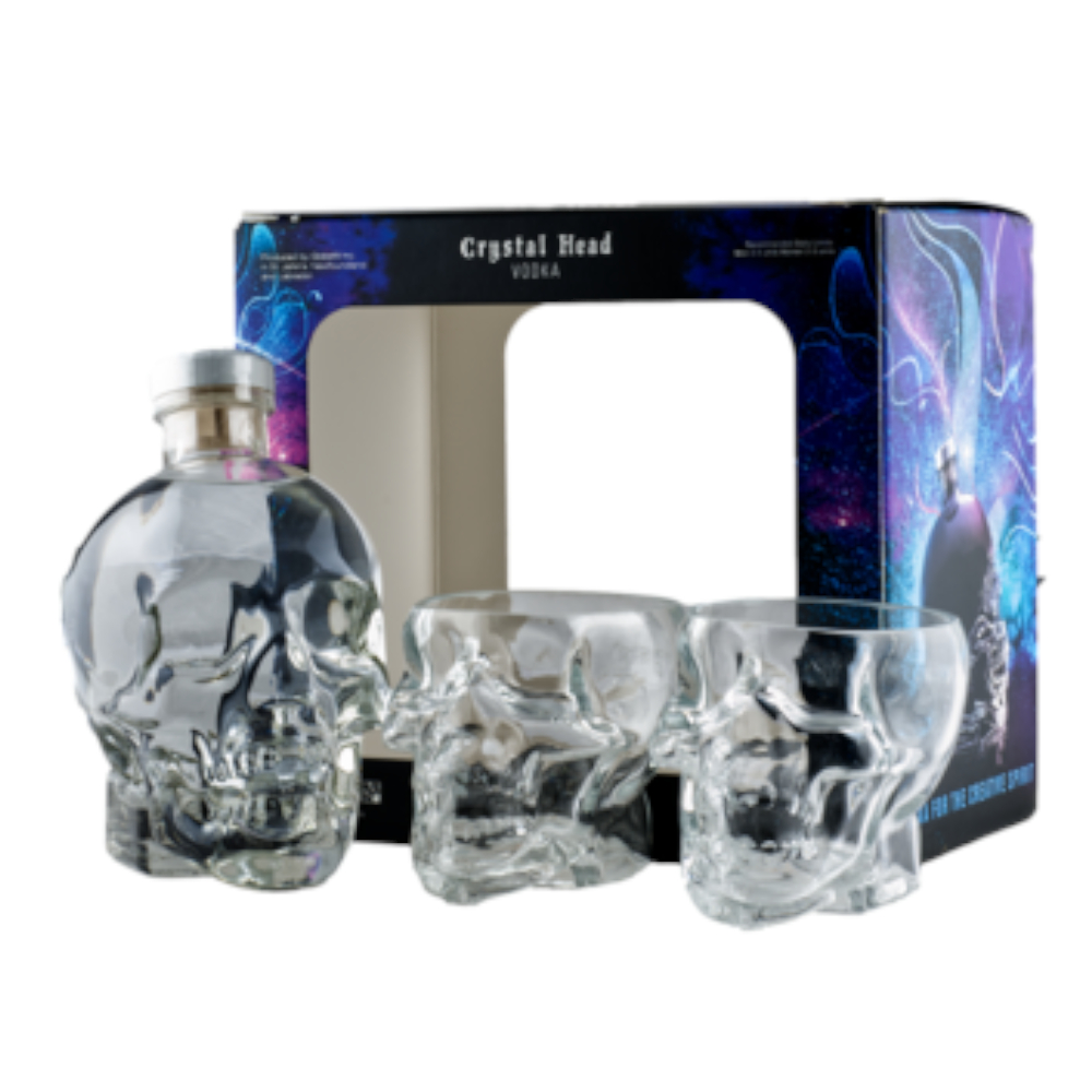 Wódka Crystal Head Original 40% 700 ml + 2 szklanki