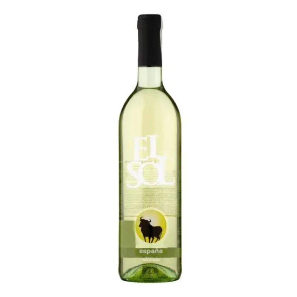 Wino El Sol 11,5% Hiszpania białe półsłodkie 750 ml