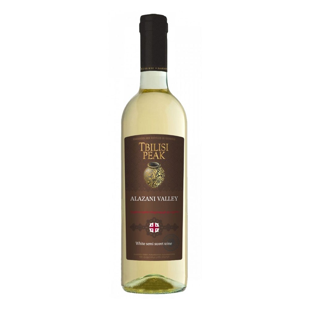 Wino Tbilisi Peak Alazani Valley 11% białe półsłodkie 750 ml