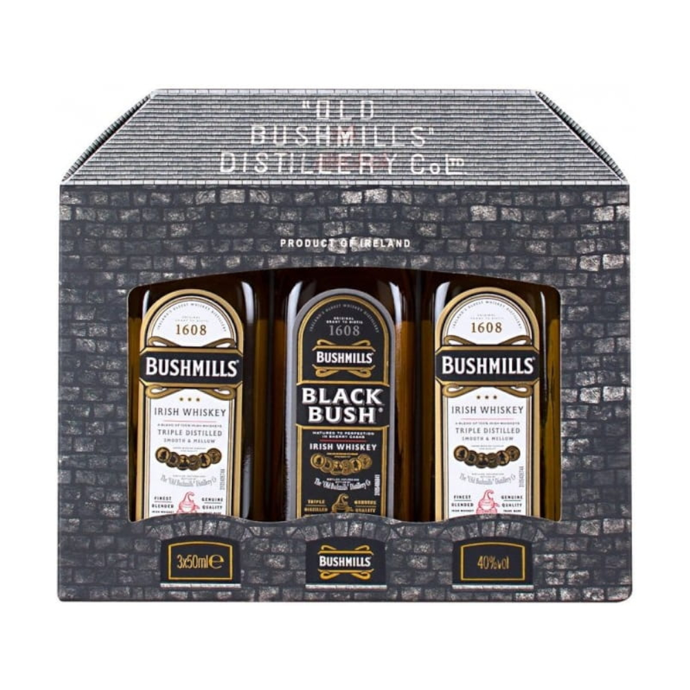 Whisky Bushmills Zestaw 40% 3x50 ml kartonik