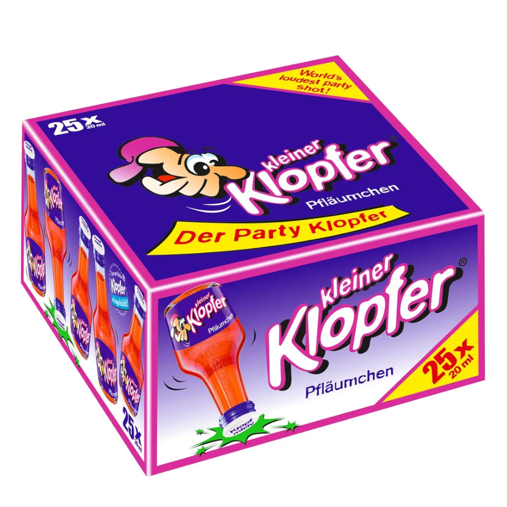 Likier Kleiner Klopfer Pflaume 17% 25 x 20 ml kartonik