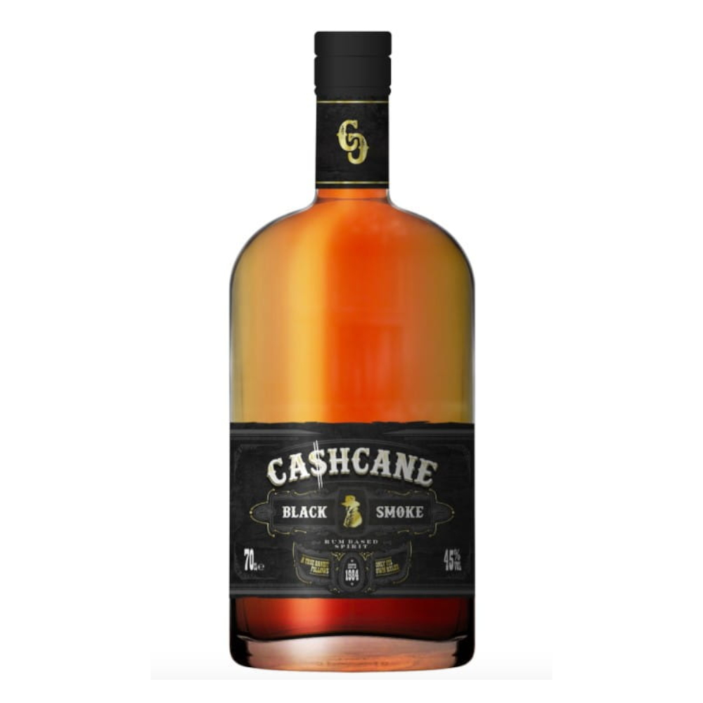 Rum Cashcane black smoke 45% 700 ml