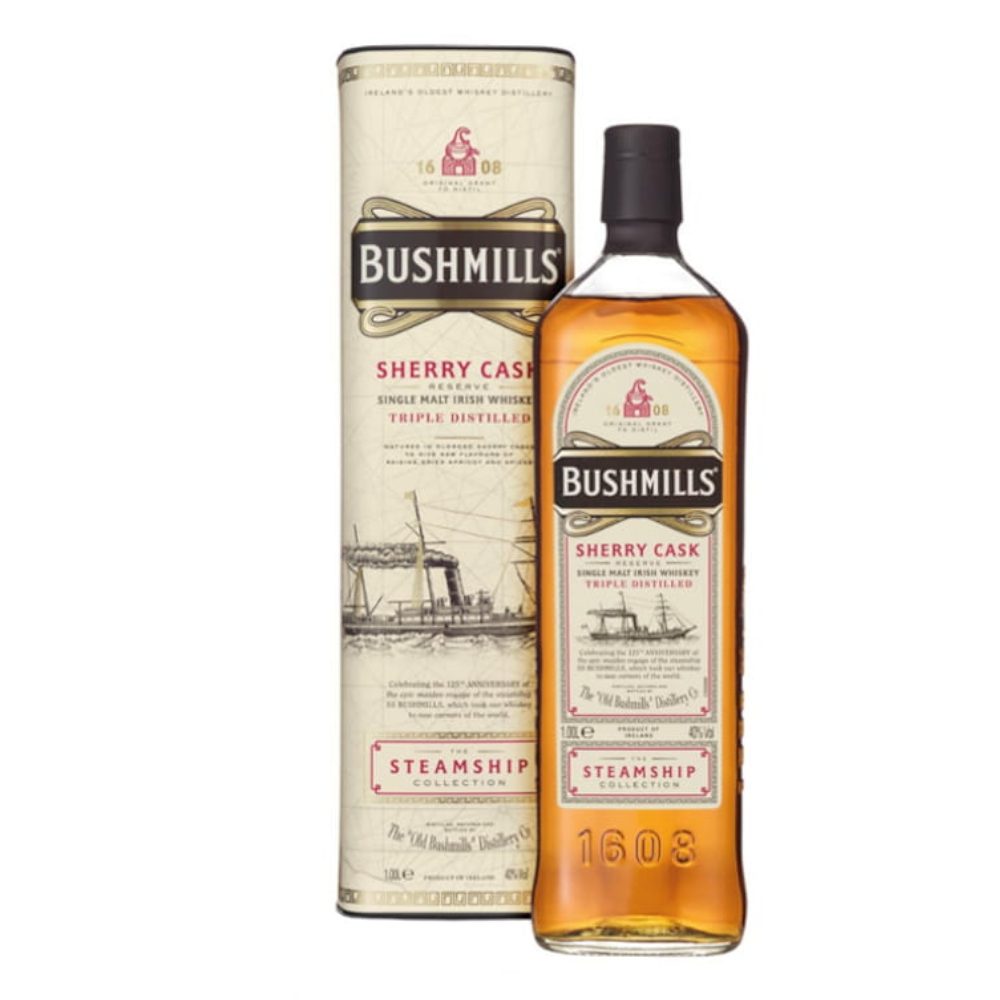 Whisky Bushmills Steamship Sherry Cask 40% 1000 ml tuba