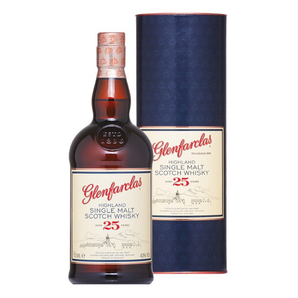 Whisky Glenfarclas 25 YO 43% 700 ml tuba