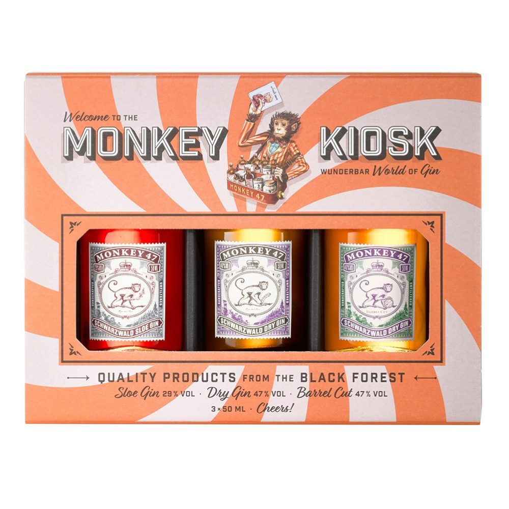 Gin Monkey Kiosk pack 41% 3x50 ml